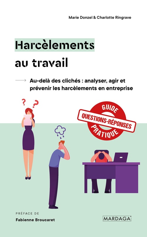 ebook cover of Harcèlements au travail, by Marie Donzel, Charlotte Ringrave