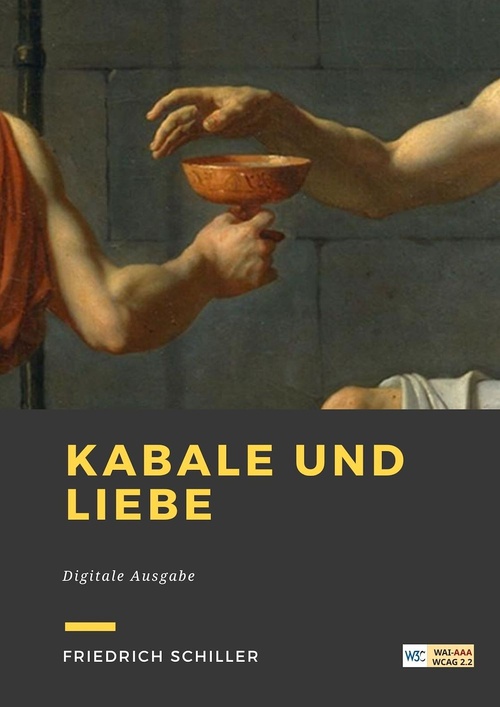 ebook cover of Kabale und Liebe, by Friedrich Schiller