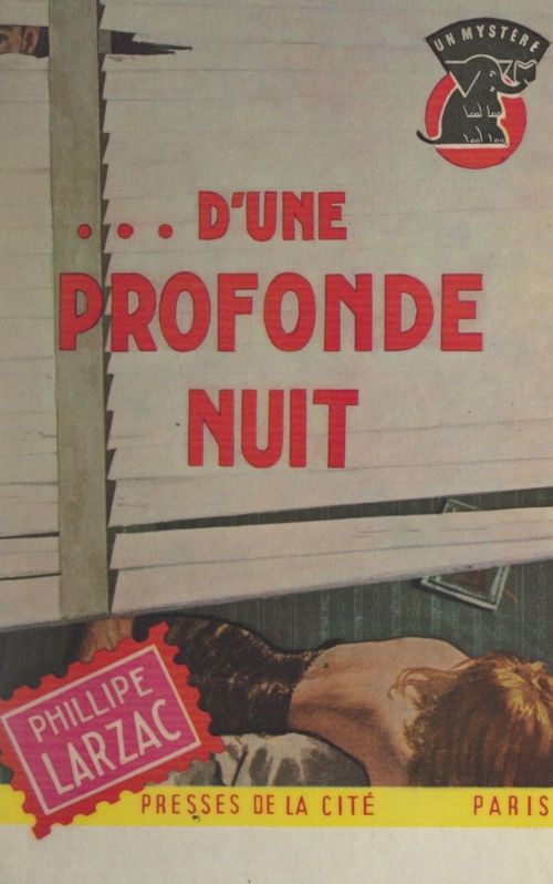 Couverture ebook de D'une profonde nuit..., de Philippe Larzac