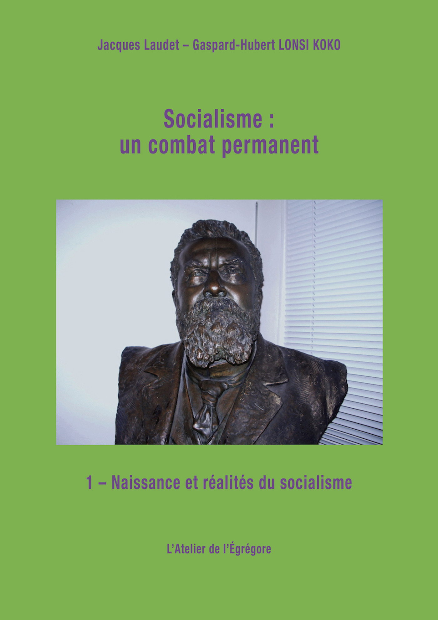 ebook cover of Socialisme : un combat permanent, by Jacques Laudet, Gaspard-Hubert Lonsi Koko