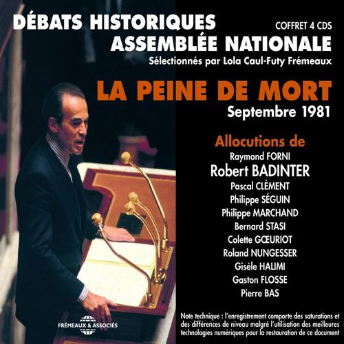 audiobook cover of La peine de mort. Débats de l'Assemblée Nationale (septembre 1981), by Robert Badinter