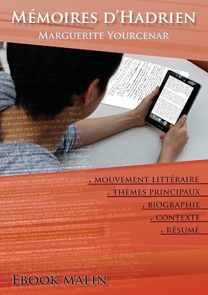 ebook cover of Fiche de lecture Mémoires d'Hadrien - Résumé détaillé et analyse littéraire de référence, by Marguerite Yourcenar