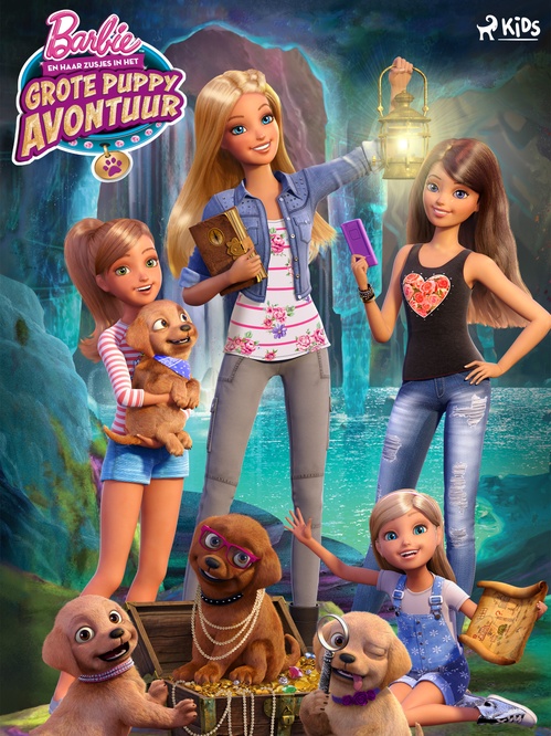 Couverture ebook de Barbie - Het grote puppy avontuur, de Mattel