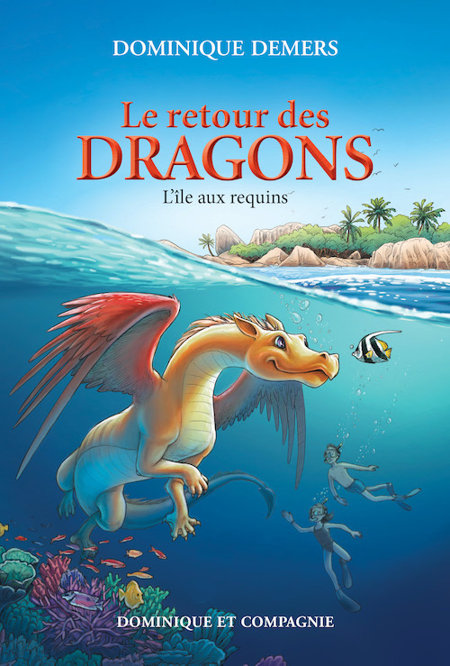 Couverture ebook de L´île aux requins, de Dominique Demers