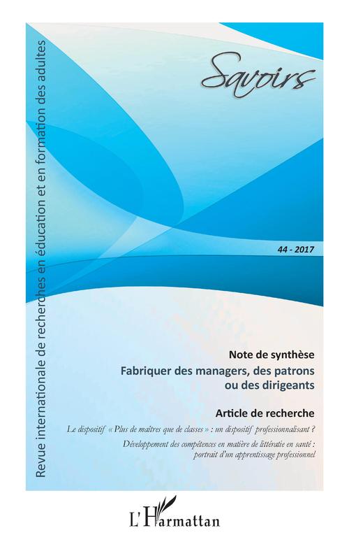Couverture ebook de Fabriquer des managers, des patrons ou des dirigeants, de Maud Bouffard, Benoît Reveleau, Jean-yves Robin