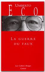 ebook cover of La guerre du faux, by Umberto Eco