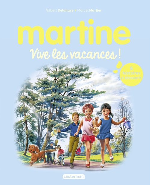 Couverture ebook de Recueil Martine- Vive les vacances, de Gilbert Delahaye