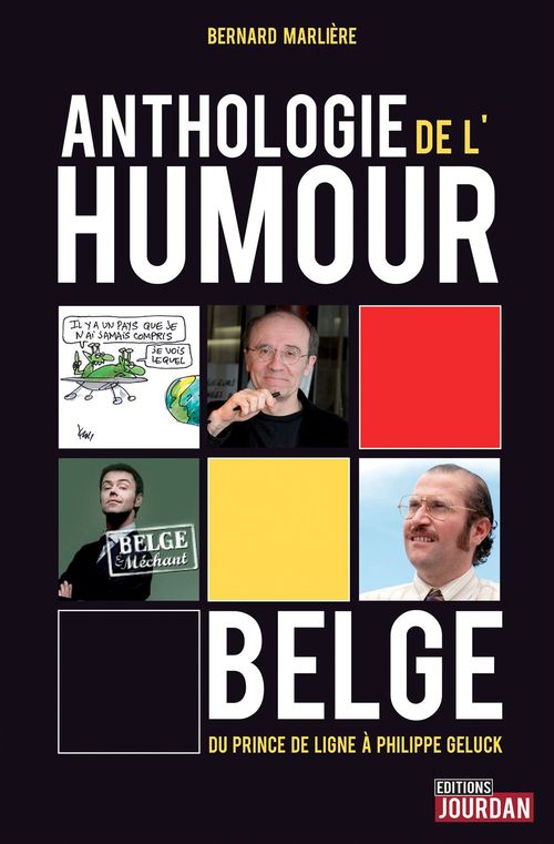 ebook cover of Anthologie de l'humour belge, by Bernard Marlière, Editions Jourdan
