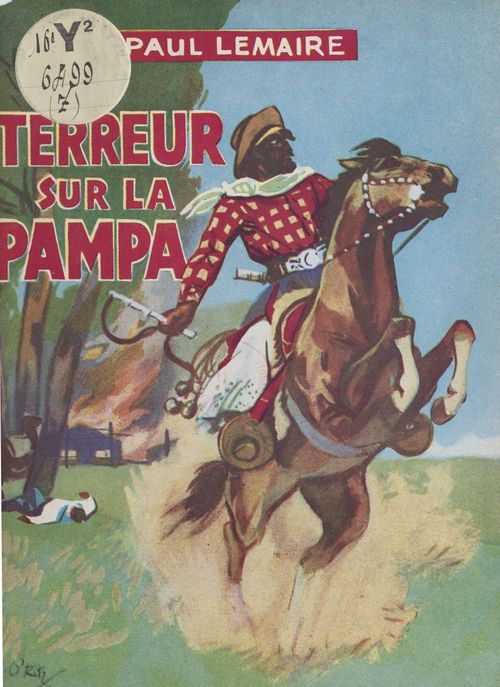 ebook cover of Terreur sur la pampa, by Paul Lemaire