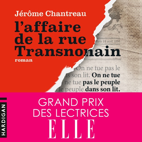Couverture audiobook de L'Affaire de la rue Transnonain, de Jérôme Chantreau