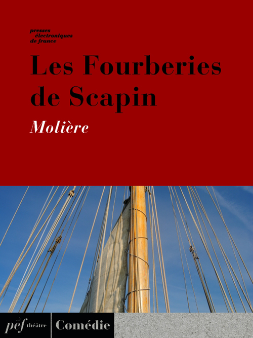 ebook cover of Les Fourberies de Scapin, by Molière