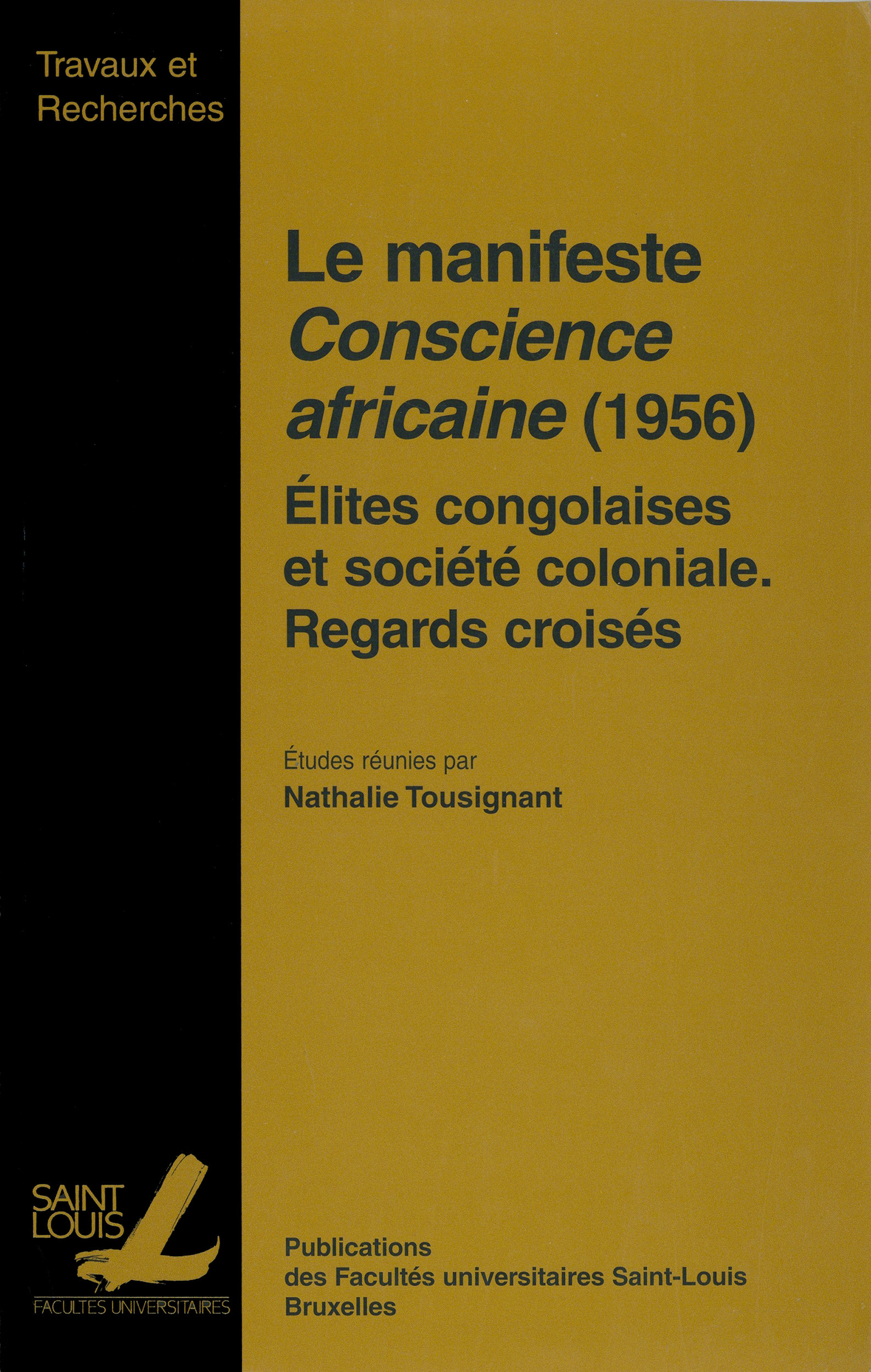 Couverture ebook de Le manifeste Conscience africaine (1956), de