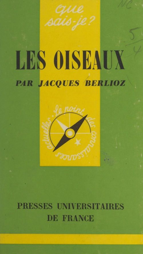 Couverture ebook de Les oiseaux, de Jacques Berlioz