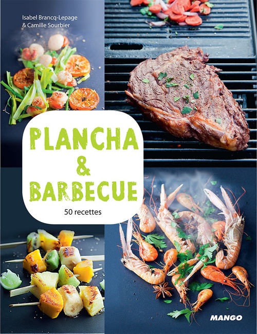 Couverture ebook de Plancha & barbecue, de Isabel Brancq-lepage