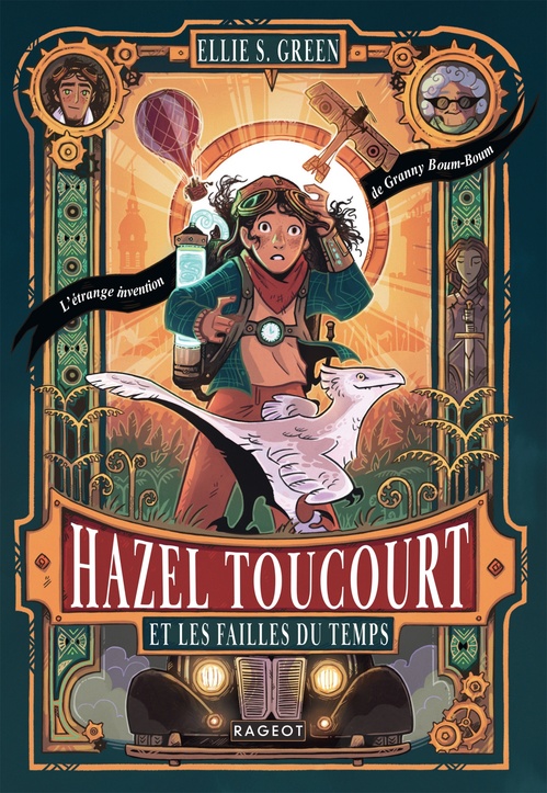 Couverture ebook de Hazel Toucourt et les failles du temps, de Ellie S. Green
