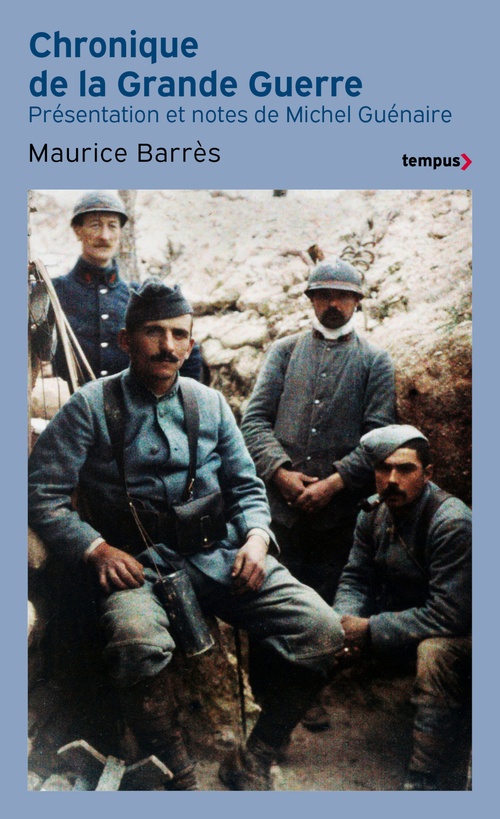 Couverture ebook de Chroniques de la Grande guerre, de Maurice Barrès