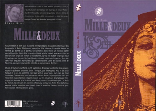 Couverture ebook de Mille et deux, de Alain Bron