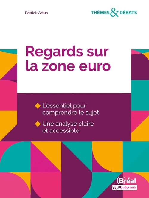 Couverture ebook de Regards sur la zone euro, de Patrick Artus