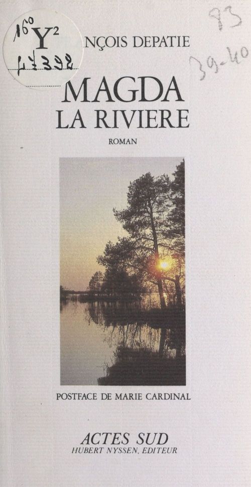 Couverture ebook de Magda la rivière, de Depatie Francois