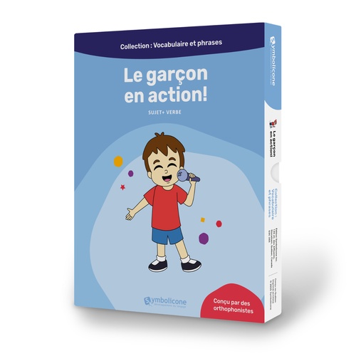 ebook cover of Le garçon en action!, by Karine Ross, Caroline Martin