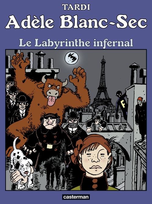 ebook cover of Adèle Blanc-Sec (Tome 9) - Le Labyrinthe infernal, by Jacques Tardi