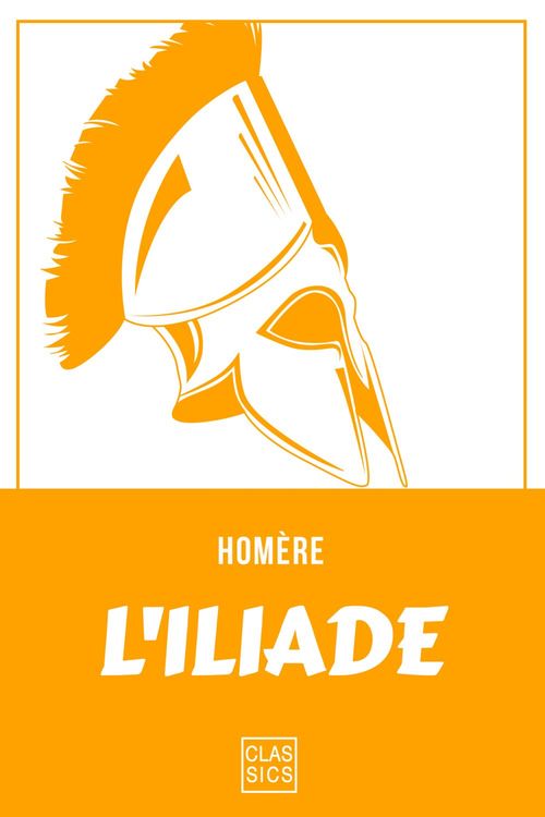 ebook cover of L'Iliade, by Homère