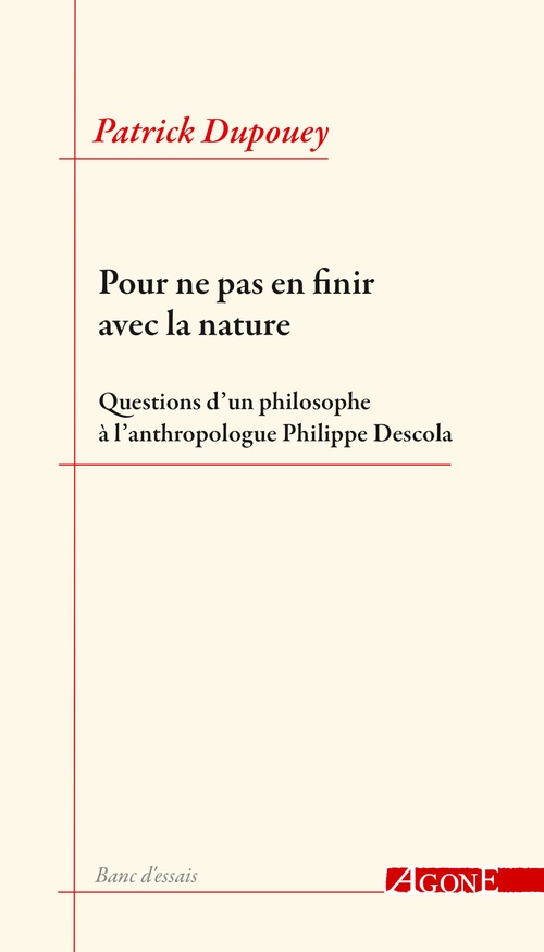 ebook cover of Pour ne pas en finir avec la nature, by Patrick Dupouey