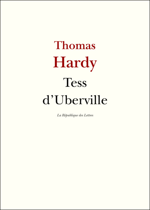 Couverture ebook de Tess d'Uberville, de Thomas Hardy