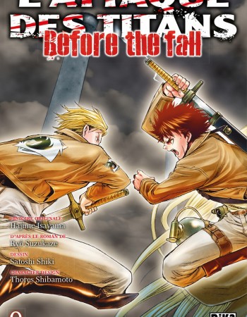 Couverture ebook de L'Attaque des Titans - Before the Fall T09, de Ryô Suzukaze, Satoshi Shiki