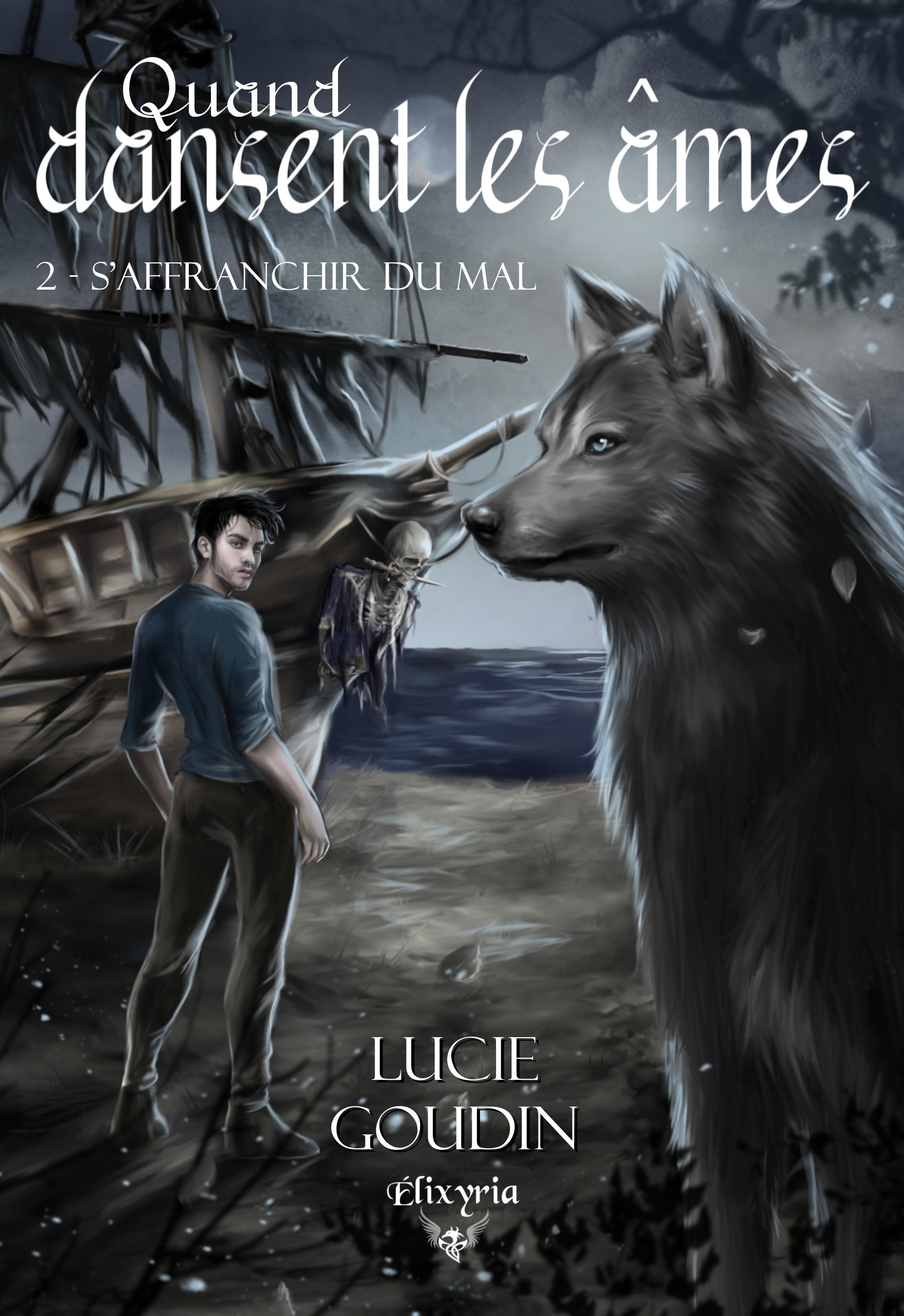Couverture ebook de Quand dansent les âmes - 2 - S'affranchir du mal, de Lucie Goudin