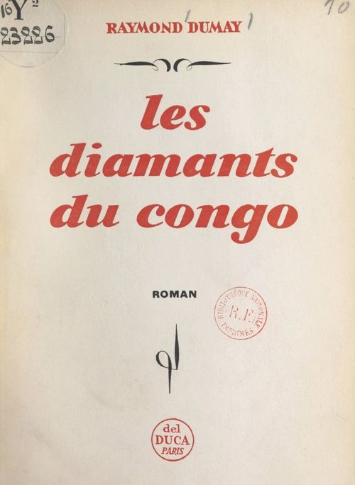 Couverture ebook de Les diamants du Congo, de Raymond Dumay