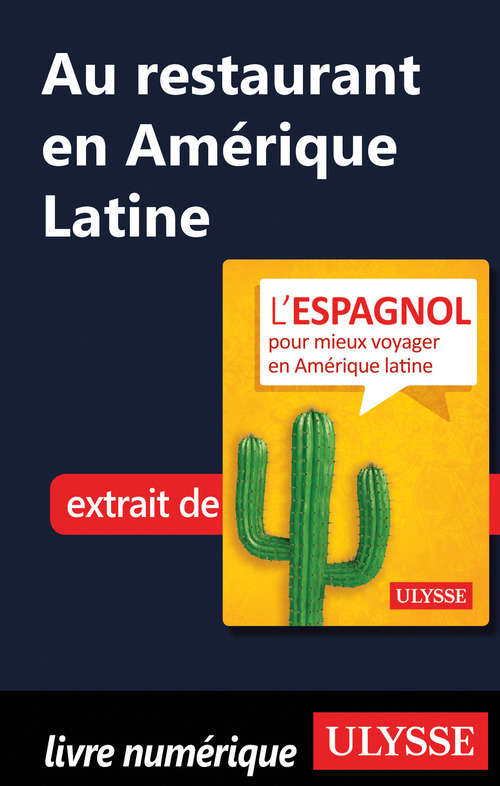 Couverture ebook de Au restaurant en Amérique Latine (Guide de conversation), de Collectif