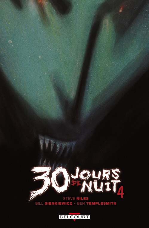 ebook cover of 30 jours de nuit T04 - Au-delà de Barrow, by Steve Niles, Bill Sienkiewicz, Ben Templesmith