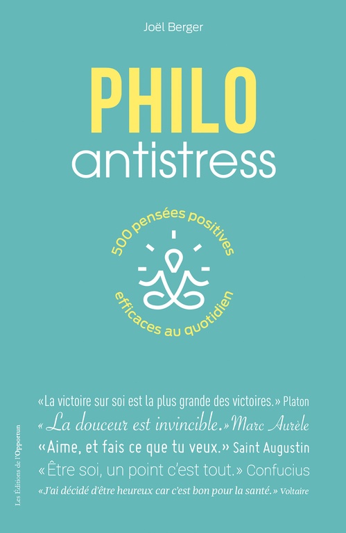 Couverture ebook de Philo antistress, de Joël Berger