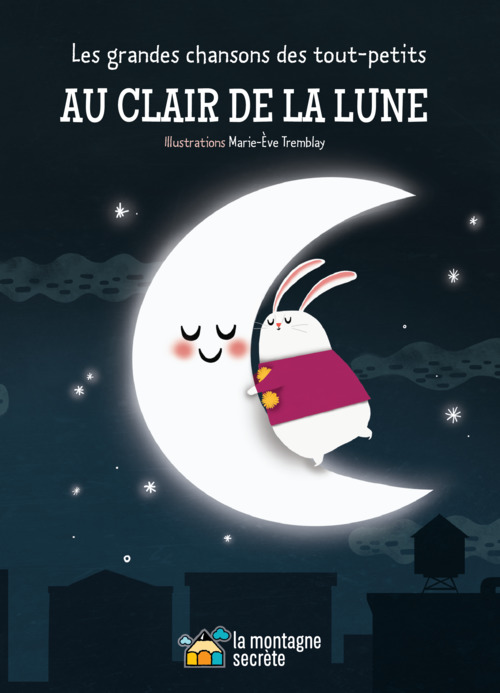 Couverture ebook de Au clair de la lune, de Domaine Public