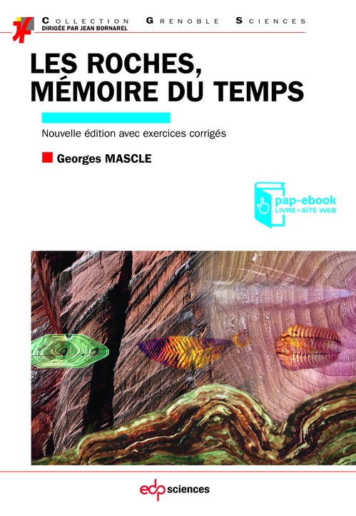 Couverture ebook de Les roches, mémoire du temps, de Georges Mascle
