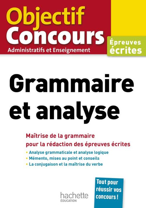 ebook cover of Objectif Concours Grammaire et analyse 2020 - Ebook epub, by Albert Hamon