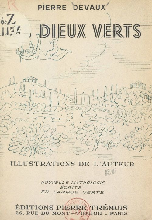 Couverture ebook de Les dieux verts, de Pierre Devaux