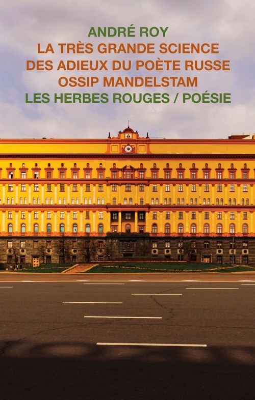Couverture ebook de La très grande science des adieux du poète russe Ossip Mandelstam, de Roy Andre
