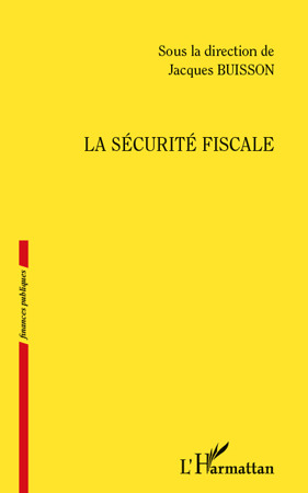 Couverture ebook de La sécurité fiscale, de Jacques Buisson