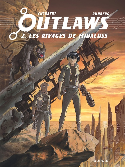 Couverture ebook de Outlaws - Tome 2 - Les Rivages de Midaluss, de Sylvain Runberg