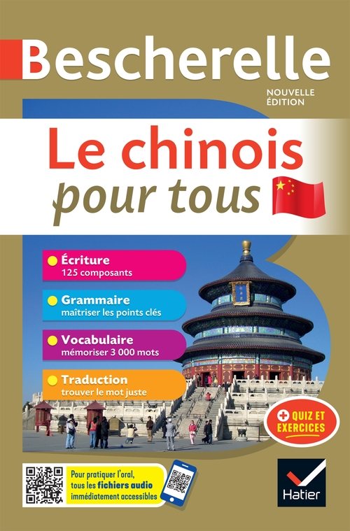 Couverture ebook de Bescherelle -  Le chinois pour tous, de Joël Bellassen, Arnaud Arslangul