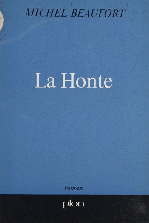 ebook cover of La honte, by Michel Beaufort