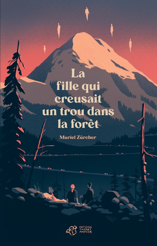 Couverture ebook de La fille qui creusait un trou dans la forêt, de Muriel Zürcher