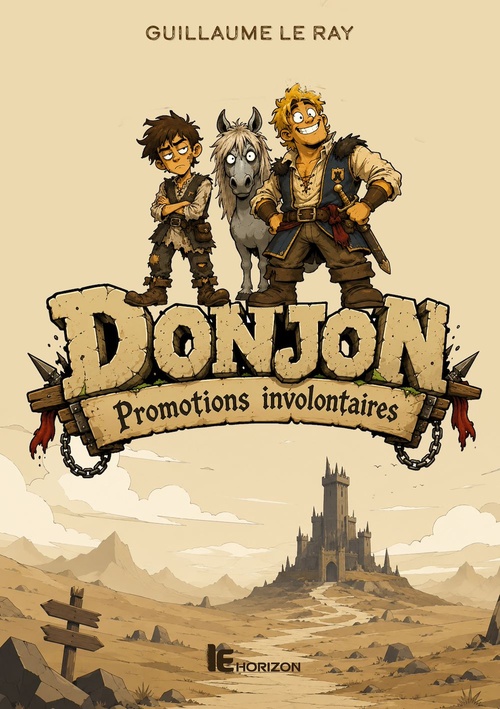 Couverture ebook de Donjon : Promotions Involontaires, de Guillaume Le Ray