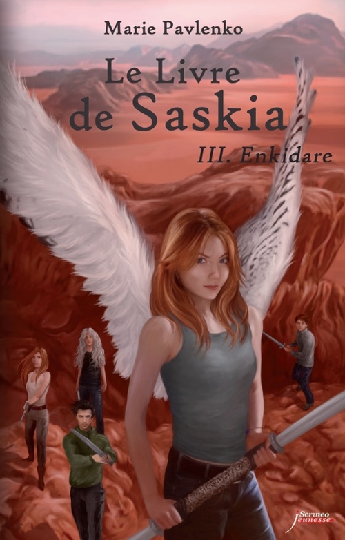 ebook cover of Le livre de Saskia - tome 03 : Enkidare, by Marie Pavlenko