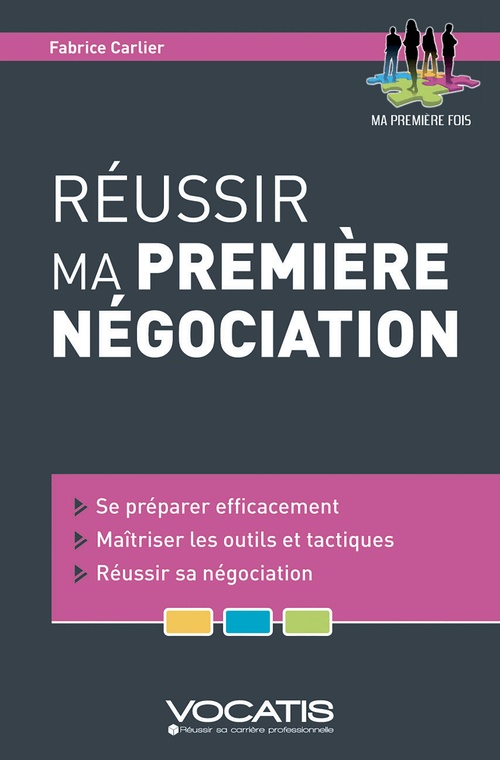 ebook cover of Réussir ma première négociation, by Fabrice Carlier