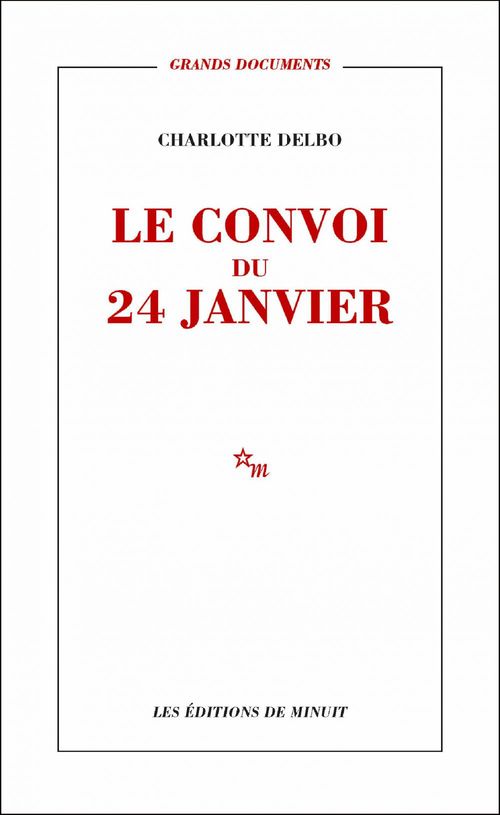 ebook cover of Le Convoi du 24 janvier, by Charlotte Delbo