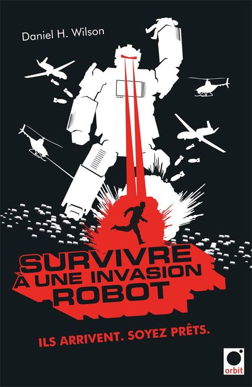 ebook cover of Survivre à une invasion robot, by Daniel H. Wilson