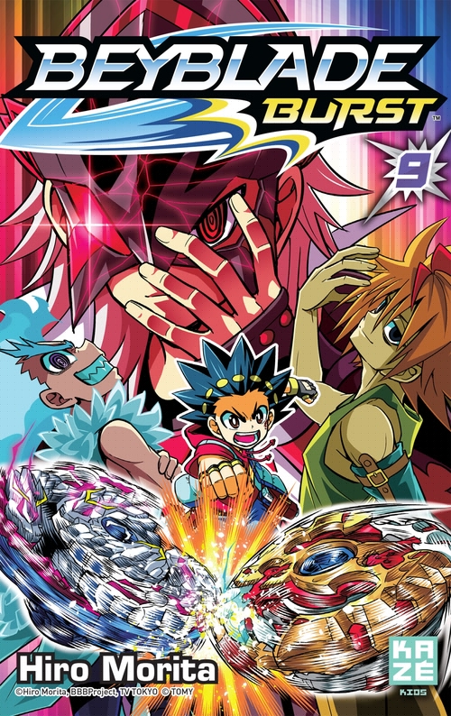 Couverture ebook de Beyblade Burst T09, de Hiro Morita